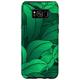 Hülle für Galaxy S8+ Dunkles Natur Grün blau Pflanzen Blätter Muster Kunst Design