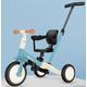 5 IN 1 Kids trikes for 2-5 years old boys girls,push stroller/scooter/balance bike/pedal tricycle/ride on bike with folding wheels,parent push trolley car with parent push rod,folding trikes