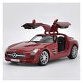 NALora Scale Finished Model Car 1:18 For Mercedes-Benz SLS Alloy Sports Car Model Simulation Car Decoration Collection Gift Die Casting Model Miniature Replica Car (Color : Red)