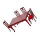 BESTonZON 4 Sets Simulation Table and Chair Dollhouse Furniture Set Wooden Chair Table Toys Wooden Playset Ornament Dollhouse Accessories Wooden Toy Miniature Toys Toy Table Food Play Baby