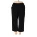 Alfred Dunner Casual Pants - High Rise: Black Bottoms - Women's Size 20