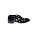 Proenza Schouler Flats: Black Print Shoes - Women's Size 36.5 - Round Toe