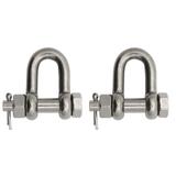 Extreme Max Boattector Stainless Steel Bolt Type Chain Shackle 3/4in Pack of 2 3006.8357.2