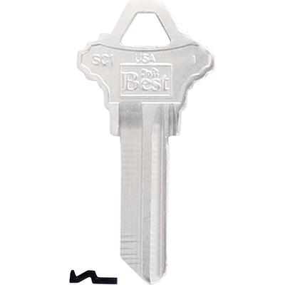 Do it Best Nickel Plated House Key, SC1 / 1145-250 DIB (250-Pack) - 1 Each