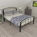 Metal Beds Frame with 13-Piece Metal Slat Frame, Recommended for 10-12 Inch Mattress