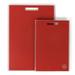 Sur La Table Kitchen Essentials 2 Piece (17" x 12" & 13" x 9") Cutting Board Set - Red