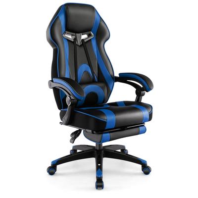 Costway Adjustable E-Sports Racing Style Chair with Padded Headrest, - See Details