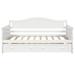 High-Quality White Pine Twin Daybed: with Trundle, Converts to Sofa Bed