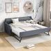 Upholstered Twin Size Daybed with Trundle, USB Charging Design, Solid Construction, Elegant Design