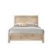 Miquell Eastern King Bed, Rectangular Headboard, Low Profile Footboard