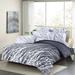 Queen Bedding Sheet Set Tree Branches Grey