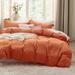 Twin/Twin XL Duvet Cover Bedding Soft Prewashed Burnt Orange