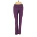 Reebok Active Pants - Mid/Reg Rise: Purple Activewear - Women's Size Small