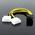 Cavo di alimentazione scheda video da 8 pin maschio a doppio 4 pin maschio Cavo di alimentazione scheda grafica Molex da 8 pin PCI Express a doppio 4 pin