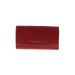 Vera Bradley Leather Wallet: Red Print Bags