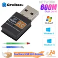 Adattatore Wifi USB Dual Band 600Mbps Bluetooth 802.11ac Mini Wifi Dongle Scheda di rete portatile