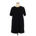 Madewell Casual Dress - Shift: Black Solid Dresses - Women's Size 2X-Large