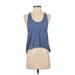 Lululemon Athletica Active Tank Top: Blue Activewear - Women's Size 4