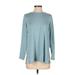 Eileen Fisher Long Sleeve Blouse: Teal Tops - Women's Size Small