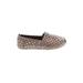 TOMS Flats: Brown Polka Dots Shoes - Women's Size 7 1/2