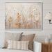 Design Art Beige Wildflowers Floral Fantasy I On Canvas Print, Cotton in White | 16 H x 32 W x 1 D in | Wayfair FL122293-32-16-WH