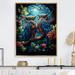 Design Art Native Owls Guardians Of The Forest II On Canvas Print, Cotton in Blue/Green | 32 H x 16 W x 1 D in | Wayfair FL117045-16-32-GD