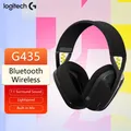 Logitech G435 LIGHTSPEED Cuffie da gioco wireless Bluetooth Cuffie con audio surround Over-ear per PC Laptop Giochi e musica