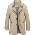 Primavera autunno e inverno moda Street Coat cappotto da lavoro da uomo giacca lunga cappotto Casual