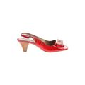 Franco Sarto Heels: Red Shoes - Women's Size 6