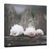 Highland Dunes 'Beach Treasures Conch' Photographic Print on Wrapped Canvas in White | 36" H x 36" W x 1.5" D | Wayfair