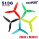 Gemfan Vanover 5136 5.1X3.6X3 3 Lames Hélice PC pour FPV Freestyle Quadcopter Drone De Course 5