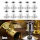 2pcs Candle Holder Candle Base Plastic Candlestick Silver Gold Conical Various Festivals Fireplace