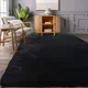 Black Area Rugs for Bedroom Plush Furry Shag Rug Indoor Modern Plush Area Rugs for Living Room Home