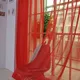 Korean Creative White Curtain 1 Pc Pure Color Voile Door Tulle Sheer For Bedroom Living Room Windows