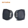 SOTAMIA 2Pcs 2.5 Inch Midrange Speaker 4 Ohm 15W Bluetooth Audio Speaker Rubber Edge Waterproof