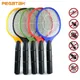Portable Electric Fly Insect Bug Zapper Bat Handheld Insect Fly Swatter Racket Mosquitos Killer Pest