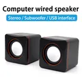 Computer Small Speaker Laptop Desktop Mini USB Wired Subwoofer Home Office Speaker