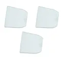 3Pcs Vacuum Cleaner Felt Filter For Makita CL180 DCL180 CL100DZ Series 4430603 Non-woven White