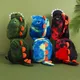 Fashion Dinosaur Design Backpacks For Kids Cute Baby Girl School Bags Cute Boys Hoody Hat Backbags