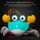 Interactive Crab Toy for Babies Creative Crawling Crab Escape Electronic Toys Animal Pet Runaway