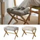 Sofa Stool Desk Rest Foot Ottoman Footstool Soft Velvet Pouffe Footstool Foldable High Padded Stool