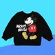 New Spring Autumn Children's Clothing Mickey Cartoon Boys and Girls Hoodie Sweater Baby Sweater