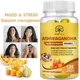 Ashwagandha Capsules 5 in1 Equivalent to 5000mg Combined with Turmeric Black Pepper Rhodiola &