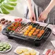 Electric barbecue grill household smokeless barbecue plate electric grill grill indoor barbecue