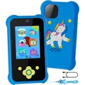 Kids Smart Toy Phone Dual Camera Digital Baby Phone 1080P Music Player Game Learning Gift for Age
