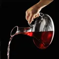 1500ML Big Decanter Handmade Crystal Red Wine Decanter Brandy Champagne Glasses Decanter Jug Pourer