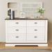 Winston Porter Drawer Dresser Cabinet, Sideboard, Bar Cabinet, Buffet Server Console, Table Storge Cabinets, Handle In The Shape Of Silver Shell, Fordiningroom | Wayfair