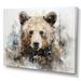 Millwood Pines Bear Portrait Necessities On Canvas Print Canvas, Cotton in Brown | 12 H x 20 W x 1 D in | Wayfair 240ACA441C42475DBA7B9982859DC5A4