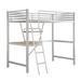 Isabelle & Max™ Size Loft Metal&MDF Bed w/ Desk & Shelf in Gray | Twin | Wayfair 93001F0452E84343BDD683A0DDA82925