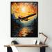 17 Stories In Flight Plane Horizons On Canvas Print, Cotton in Gray/Yellow | 20 H x 12 W x 1 D in | Wayfair B102911E99EB4210A9E74FC14D47ED67